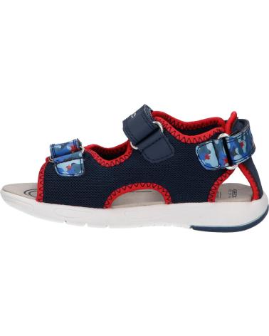 Sandálias de Menino GEOX B450FA 014CE B SANDAL MULTY C0735 NAVY-RED C0735