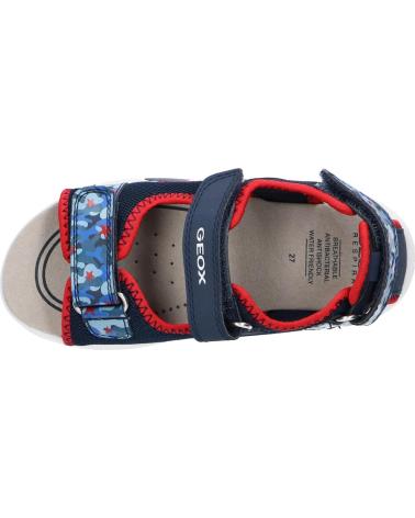 Sandálias de Menino GEOX B450FA 014CE B SANDAL MULTY C0735 NAVY-RED C0735