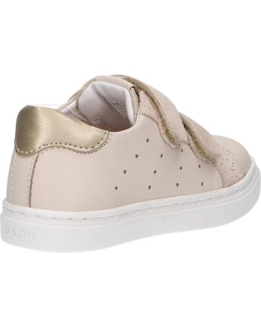girl Trainers GEOX B453HB 085BS B NASHIK C0262 BEIGE-PLATINUM