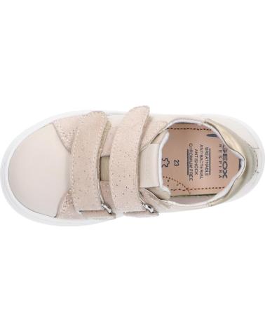 girl Trainers GEOX B453HB 085BS B NASHIK C0262 BEIGE-PLATINUM