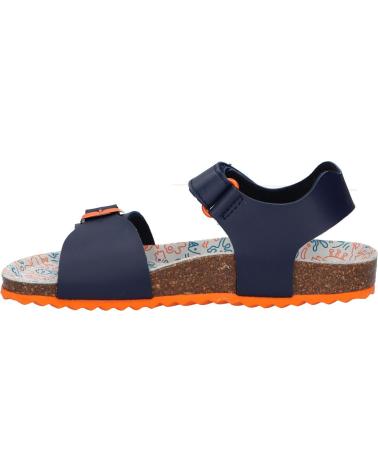 Sandalen für Junge GEOX J028LB 0009F J GHITA C4218 NAVY-DK ORANGE C4218