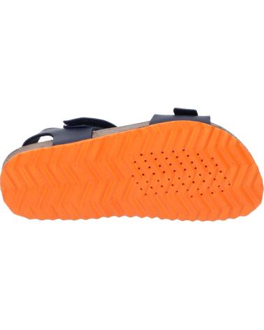 Sandalen für Junge GEOX J028LB 0009F J GHITA C4218 NAVY-DK ORANGE C4218