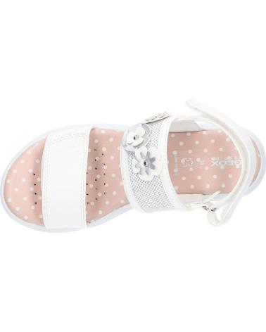 Sandali per Bambina GEOX J15DUI 0BCEW J SANDAL DEAPHNE GIR C1000 WHITE BLANCO