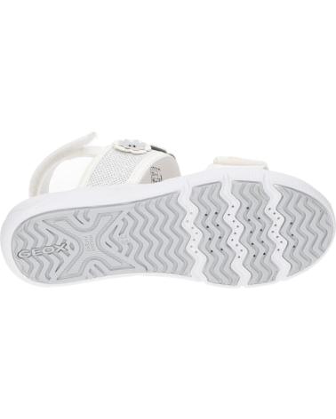 Sandali per Bambina GEOX J15DUI 0BCEW J SANDAL DEAPHNE GIR C1000 WHITE BLANCO
