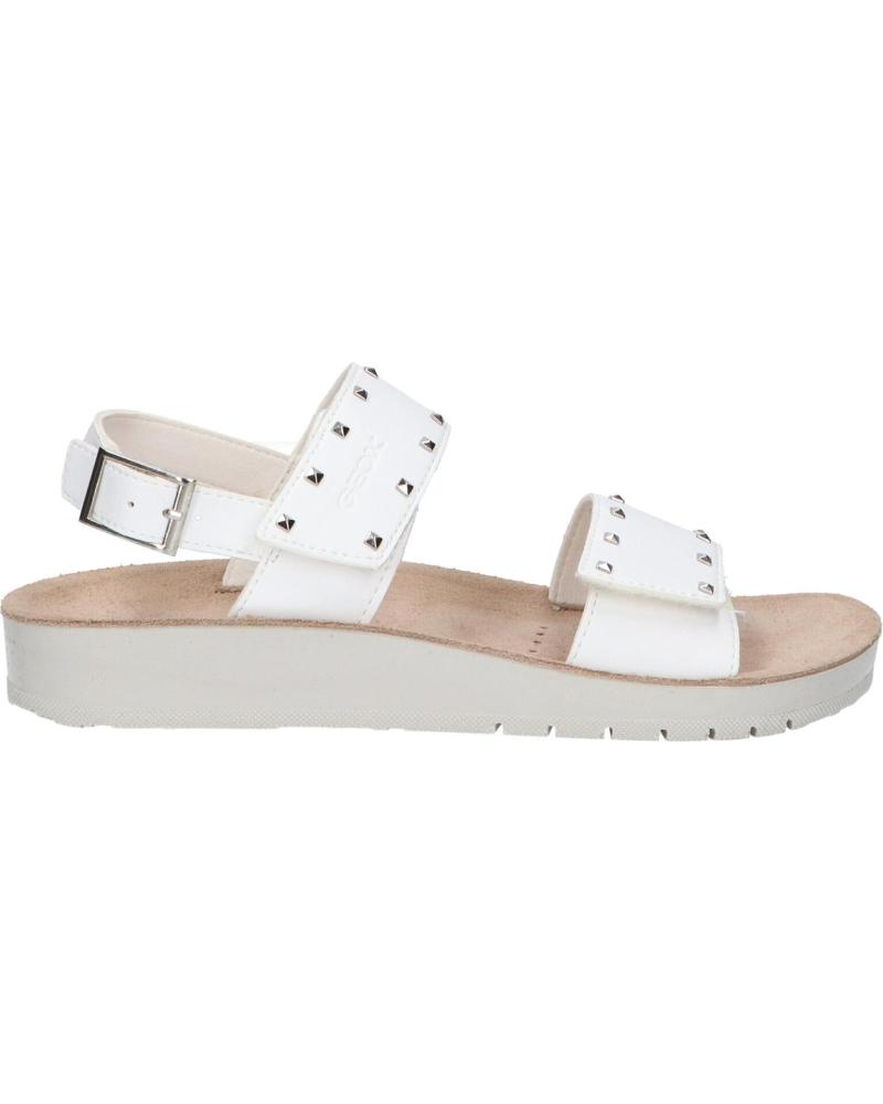Sandali per Donna e Bambina GEOX  J15EAA 000BC J SANDAL COSTAREI GI C1000 WHITE BLANCO