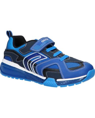 Sportivo per Bambino GEOX  J16FEA 0CEFU J BAYONYC C4255 ROYAL-LT BLUE C4255