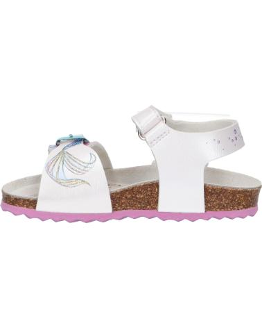 Sandali per Bambina GEOX  J358MA 000NF J ADRIEL C1044 WHITE-AQUAMARINE MULTICOLOR