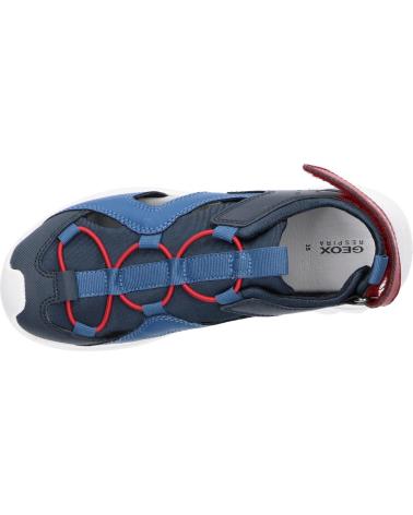 Sandálias de Menino GEOX J45F1E 0ME15 J SANDAL AIRADYUM BO C0735 NAVY-RED C0735