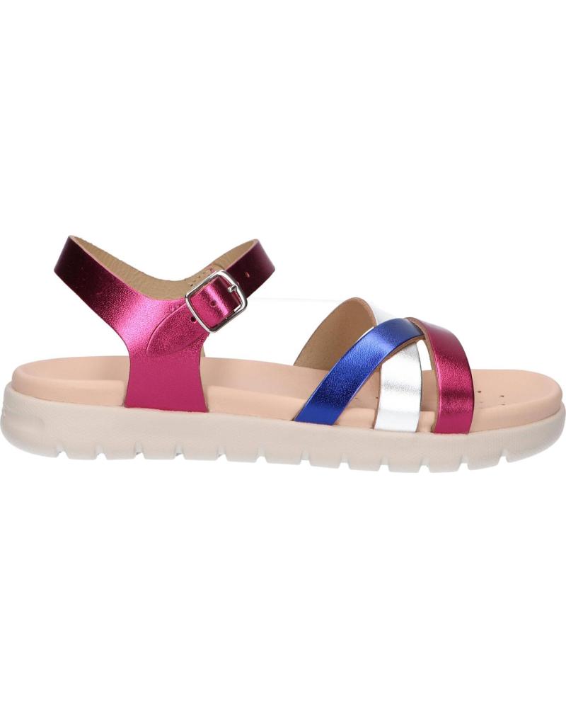 Sandalen für Mädchen GEOX J45GSA 000CF J SANDAL SOLEIMA GIR C8NK4 FUCHSIA-ROYAL