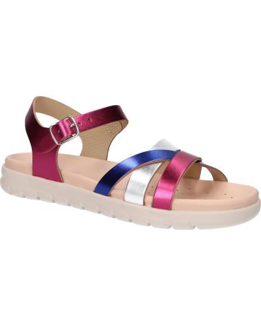Sandalen für Mädchen GEOX J45GSA 000CF J SANDAL SOLEIMA GIR C8NK4 FUCHSIA-ROYAL