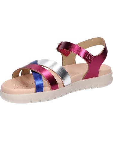 Sandalen für Mädchen GEOX J45GSA 000CF J SANDAL SOLEIMA GIR C8NK4 FUCHSIA-ROYAL