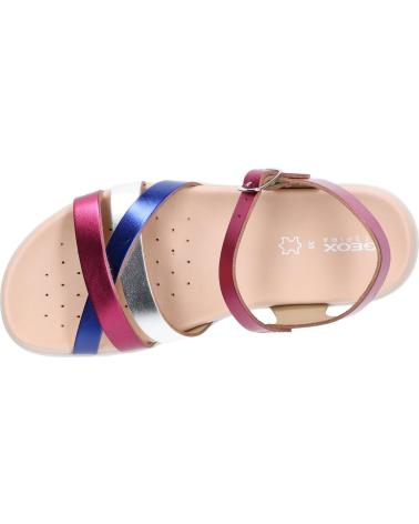 Sandalen für Mädchen GEOX J45GSA 000CF J SANDAL SOLEIMA GIR C8NK4 FUCHSIA-ROYAL