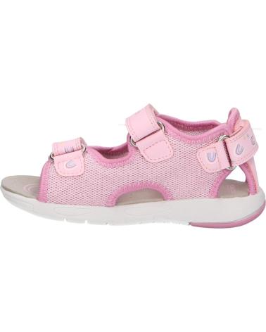 girl Sandals GEOX B450DA 0ASCE B SANDAL MULTY C8099 LT PINK-DK PINK
