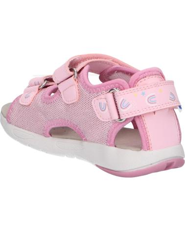 girl Sandals GEOX B450DA 0ASCE B SANDAL MULTY C8099 LT PINK-DK PINK