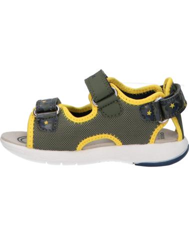 Sandali per Bambino GEOX B450FA 014CE B SANDAL MULTY C0629 MILITARY-OCHREYELLOW C0629