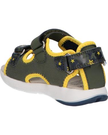 Sandali per Bambino GEOX B450FA 014CE B SANDAL MULTY C0629 MILITARY-OCHREYELLOW C0629