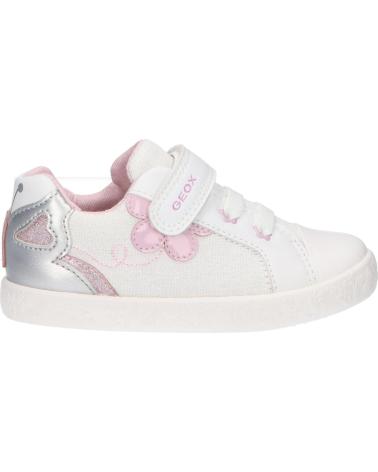 Sneaker für Mädchen GEOX B551MB 00954 B GISLI C1000 WHITE C1000