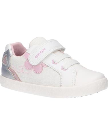 Sneaker für Mädchen GEOX B551MB 00954 B GISLI C1000 WHITE C1000