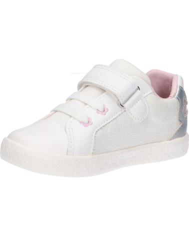 Sneaker für Mädchen GEOX B551MB 00954 B GISLI C1000 WHITE C1000