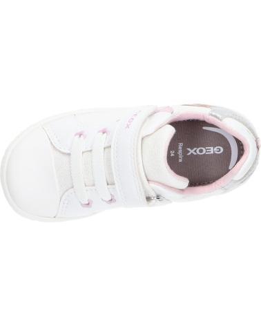 Sneaker für Mädchen GEOX B551MB 00954 B GISLI C1000 WHITE C1000