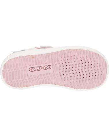 Sneaker für Mädchen GEOX B551MB 00954 B GISLI C1000 WHITE C1000