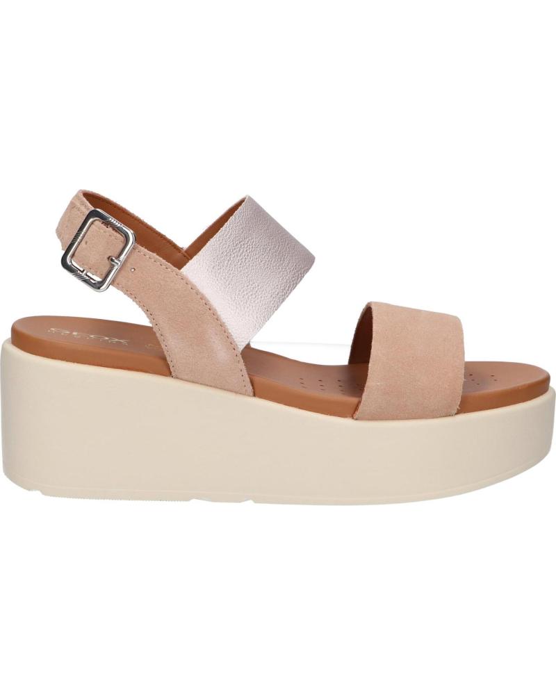 Woman Sandals GEOX D45M1A 022BC D XAND 2 2S C5QB5 DK ROSE-CHAMPAGNE