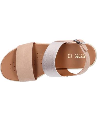 Woman Sandals GEOX D45M1A 022BC D XAND 2 2S C5QB5 DK ROSE-CHAMPAGNE
