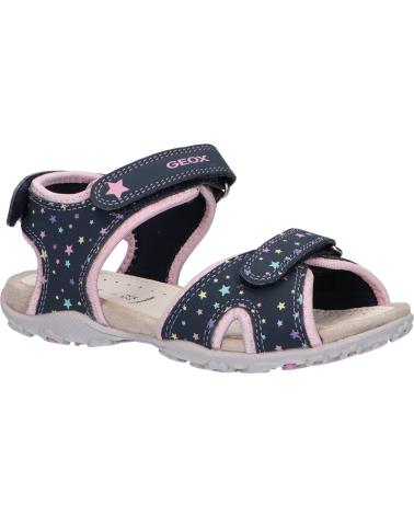 Sandales pour Fille geox J25D9B 05015 JR SANDAL ROXANNE C0694 NAVY-PINK