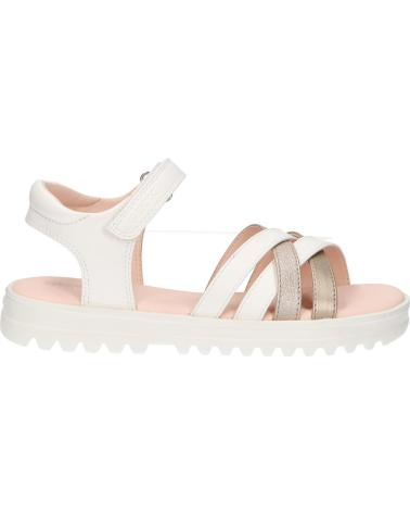 Sandali per Bambina GEOX J356EA 054AJ J SANDAL CORALIE GIR C0588 WHITE-PLATINUM