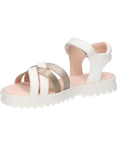 Sandali per Bambina GEOX J356EA 054AJ J SANDAL CORALIE GIR C0588 WHITE-PLATINUM