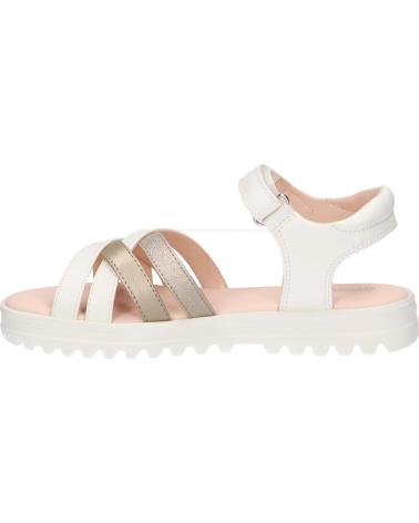 Sandali per Bambina GEOX J356EA 054AJ J SANDAL CORALIE GIR C0588 WHITE-PLATINUM