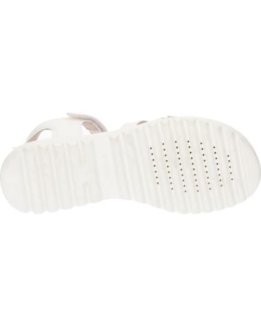 Sandali per Bambina GEOX J356EA 054AJ J SANDAL CORALIE GIR C0588 WHITE-PLATINUM