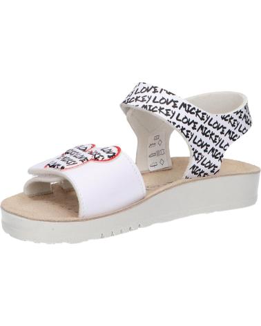 Sandali per Bambina geox J35EAG 000BC J SANDAL COSTAREI GI C0404 WHITE-BLACK