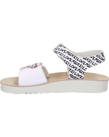 Sandali per Bambina geox J35EAG 000BC J SANDAL COSTAREI GI C0404 WHITE-BLACK