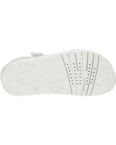 Sandali per Bambina geox J35EAG 000BC J SANDAL COSTAREI GI C0404 WHITE-BLACK