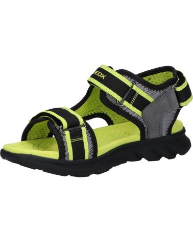 Sandálias de Menino GEOX J45F1B 014ME J SANDAL AIRADYUM C0666 GREY-LIME