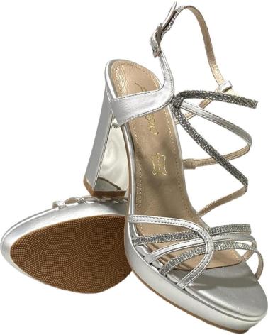 Sandali per Donna CALZADOMANIA SANDALIA TIRAS MEZCLADAS PLATA