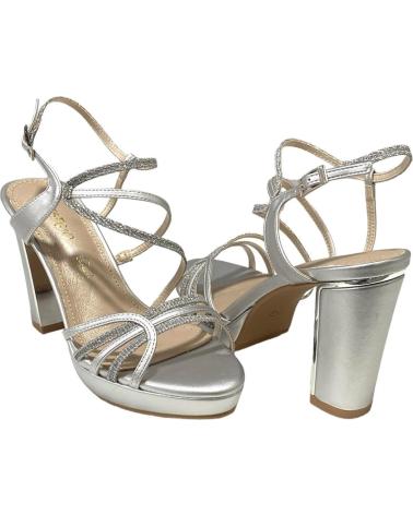 Sandali per Donna CALZADOMANIA SANDALIA TIRAS MEZCLADAS PLATA