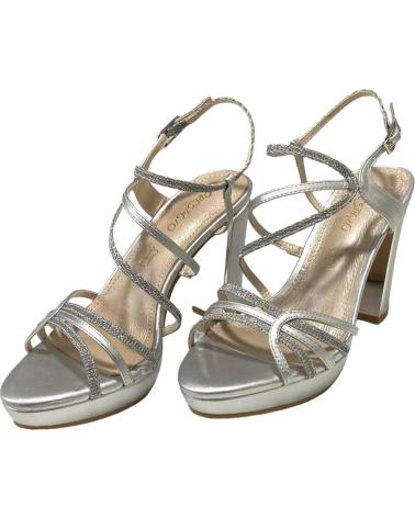 Sandali per Donna CALZADOMANIA SANDALIA TIRAS MEZCLADAS PLATA