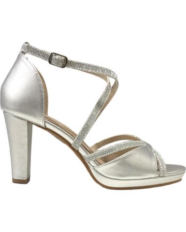 Sandali per Donna CALZADOMANIA SANDALIA TALON CUBIERTO PLATA