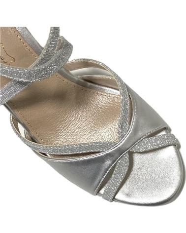 Sandali per Donna CALZADOMANIA SANDALIA TALON CUBIERTO PLATA