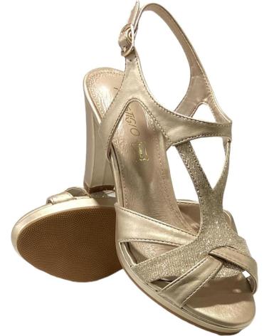 Sandali-De-Mujer-CALZADOMANIA-SANDALIA-TACON-TIRAS-TRIANGULO-ORO