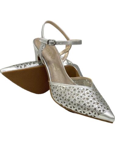 Sandali per Donna CALZADOMANIA SANDALIA PUNTERA CON BRILLANTE PLATA
