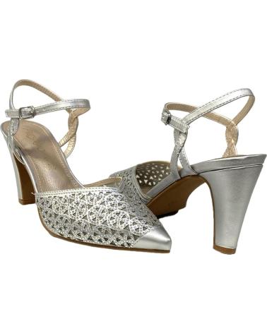 Sandali per Donna CALZADOMANIA SANDALIA PUNTERA CON BRILLANTE PLATA