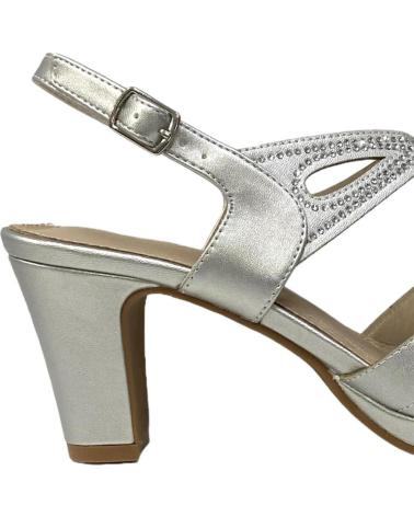Sandálias de Mulher CALZADOMANIA SANDALIA TIRAS ENTRELAZADAS PLATA