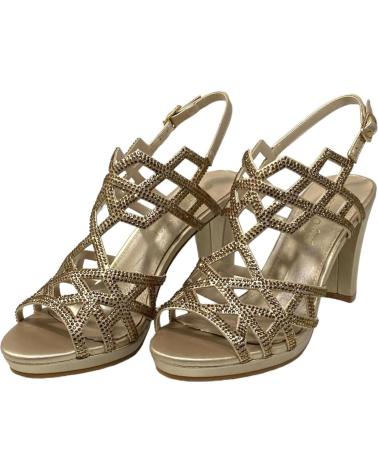 Sandálias de Mulher CALZADOMANIA SANDALIA TIRAS CON BRILLO ORO