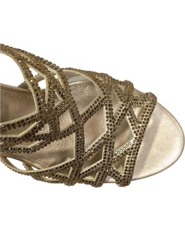 Sandálias de Mulher CALZADOMANIA SANDALIA TIRAS CON BRILLO ORO
