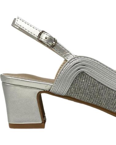 Sandálias de Mulher CALZADOMANIA SANDALIA TIRAS BRILLO PLATA