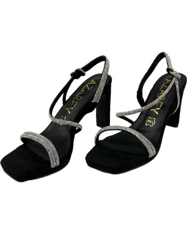 Woman Sandals CALZADOMANIA SANDALIA PLATAFORMA TIRAS STRA NEGRO
