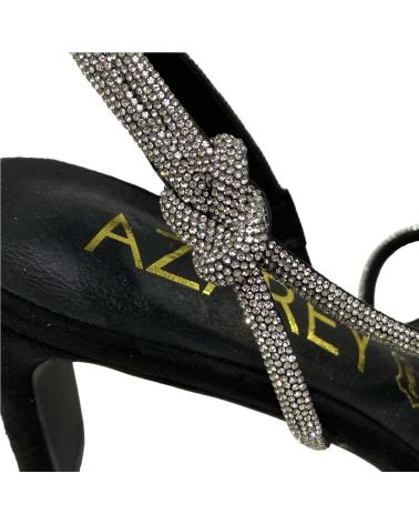 Woman Sandals CALZADOMANIA SANDALIA PLATAFORMA TIRAS STRA NEGRO